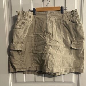 Ava & Viv Women's Khaki Mini Skirt